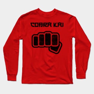 COBRA KAI strike first strike hard Karate Long Sleeve T-Shirt